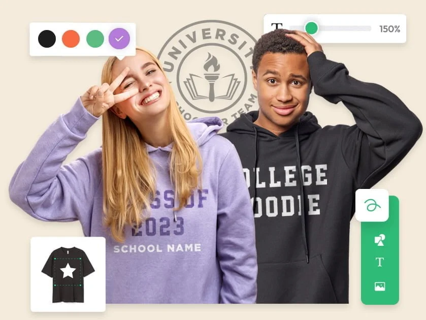 College, School Hoodies and Tees