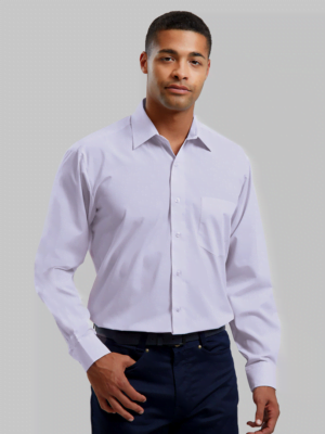 MEN'S LONG SLEEVE POPLIN SHIRT PR200